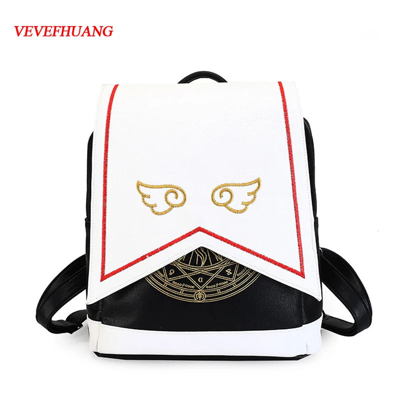 Kосплей Japanese Comic Card Captor Sakura Wings Schoold Backpack Magical Girl Cosplay Backpack Sakura Fashion Bag
Kосплей Japanese Comic Card Captor Sakura Wings Schoold Backpack Magical Girl Cosplay Backpack Sakura Fashion Bag