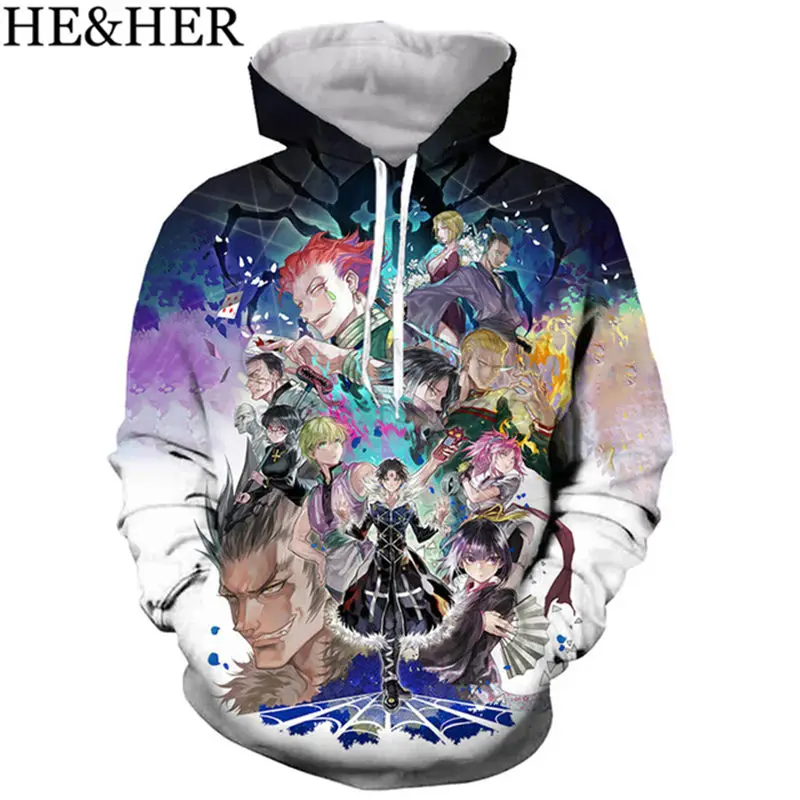 Fashion cool anime Hunter x Hunter hoodie men/women 3D printed hoodies sweatshirts casual Harajuku style streetwear tops
Fashion cool anime Hunter x Hunter hoodie men/women 3D printed hoodies sweatshirts casual Harajuku style streetwear tops