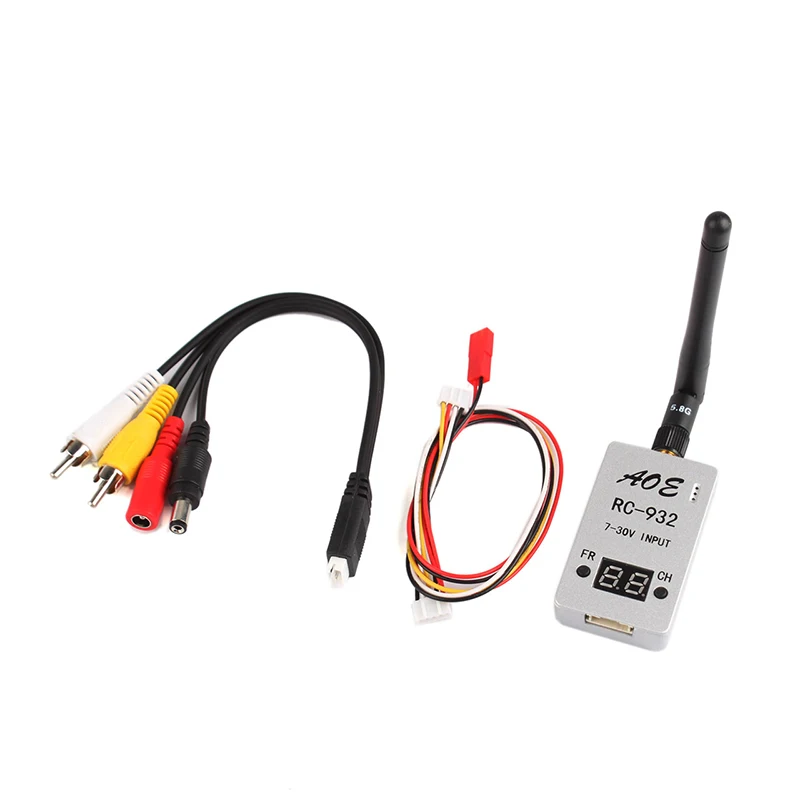 

RC932 7-30V 5.8G 32CH Receiver Audio Video A/V RX w/ Channel Display for RC Multicopter Car Video System FPV Aerial Photo