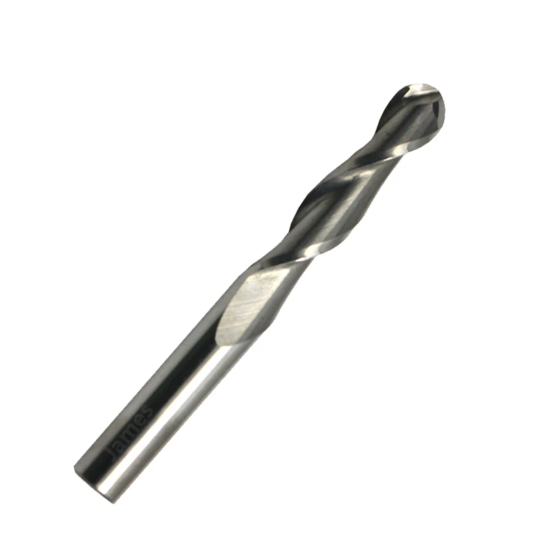 

1pc 3.175mm SHK BALLNOSE Two Flutes Spiral End Mills round bottomed Double Flutes Milling Cutter Spiral PVC Cutter