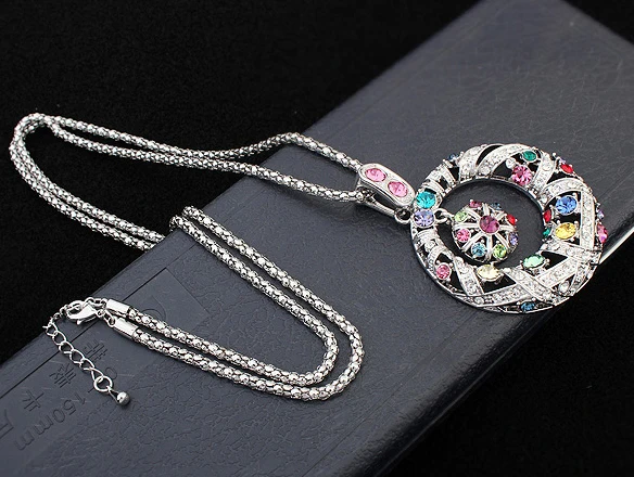 Luxury Vintage Austrian Crystal Pendant Long Necklace For Women Snake Chain Statement Necklace Bijoux High Quality
Luxury Vintage Austrian Crystal Pendant Long Necklace For Women Snake Chain Statement Necklace Bijoux High Quality