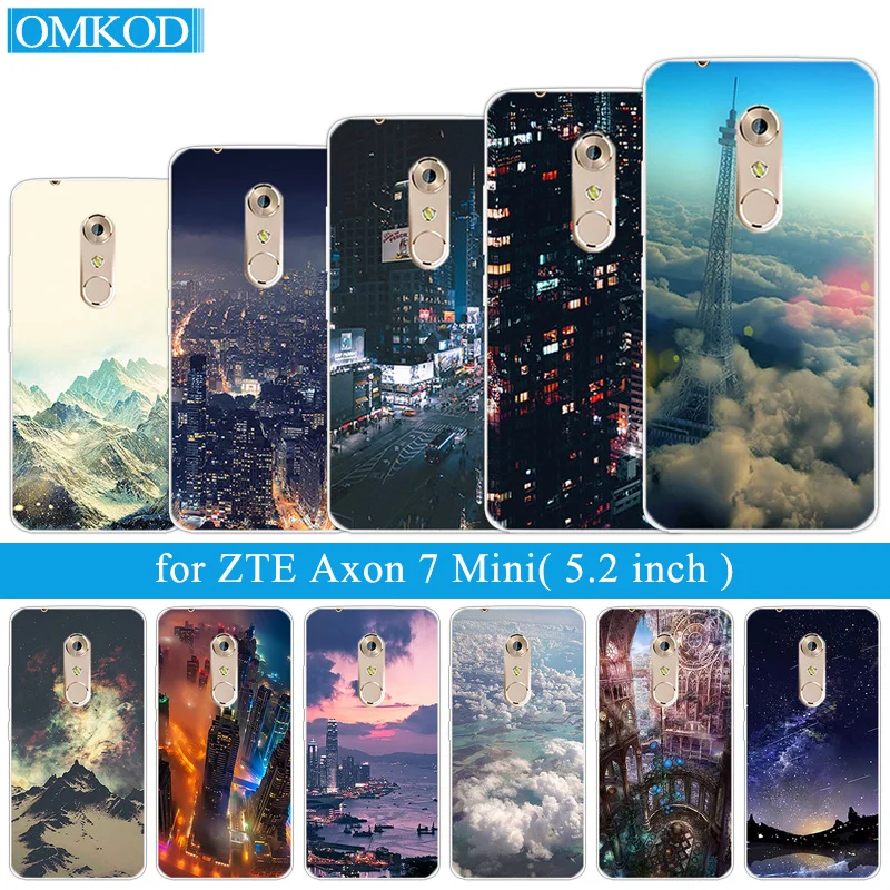 5 2 дюймовый чехол для ZTE Axon 7 Mini силиконовый телефона Fundas защитный Mini|phone cases|silicone