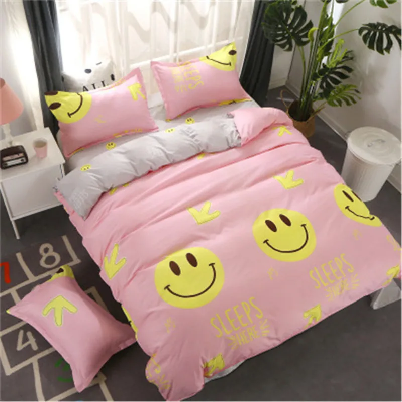 Smile Good Mood Bedding Set 3/4 Pcs Duvet Cover Sheet and Pillowcase Most Sincere Choice of Boys and Girls
Smile Good Mood Bedding Set 3/4 Pcs Duvet Cover Sheet and Pillowcase Most Sincere Choice of Boys and Girls