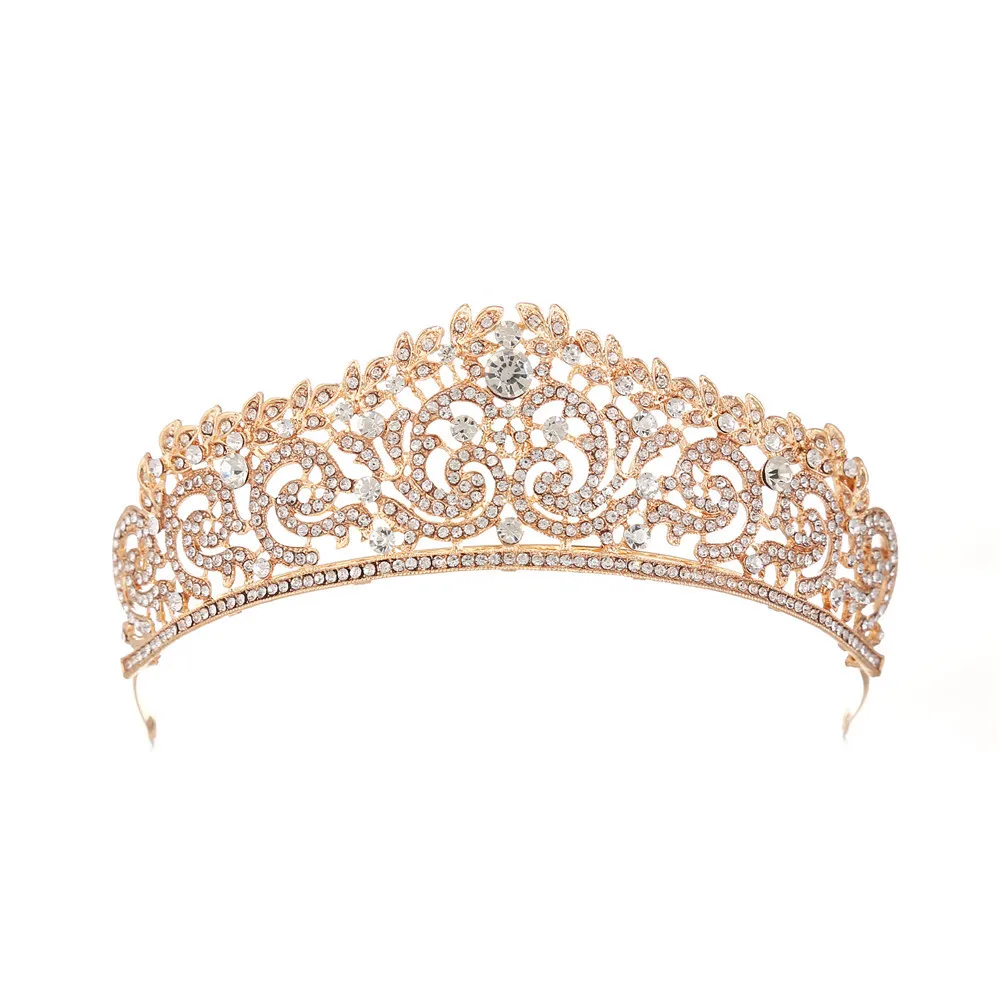 Gold Silver Bridal Crowns Handmade Tiara Bride Headbands Crystal Wedding Bridesmaid Crown Wedding Hair Accessories
Gold Silver Bridal Crowns Handmade Tiara Bride Headbands Crystal Wedding Bridesmaid Crown Wedding Hair Accessories