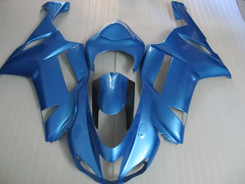 Набор обтекателей мотоцикла для KAWASAKI Ninja ZX6R 636 07 08 ZX 6R 2007 2008 zx6r ABS Полный синий