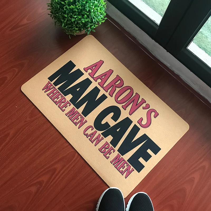 Custom Made Funny Doormat JOE's (This Name Can Change To Your Name) Man Cave Where Men Can Be Men Door Mat Entrance Floor Mat
Custom Made Funny Doormat JOE's (This Name Can Change To Your Name) Man Cave Where Men Can Be Men Door Mat Entrance Floor Mat