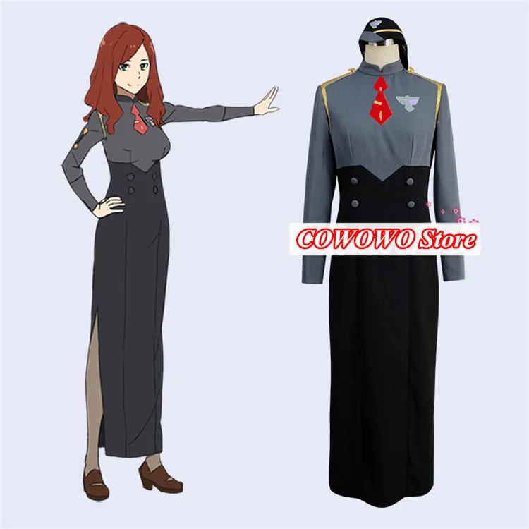 Аниме! Женский костюм для косплея Darling in the FranXX, милое платье для администратора, Готическая униформа, бесплатная доставка
Аниме! Женский костюм для косплея Darling in the FranXX, милое платье для администратора, Готическая униформа, бесплатная доставка