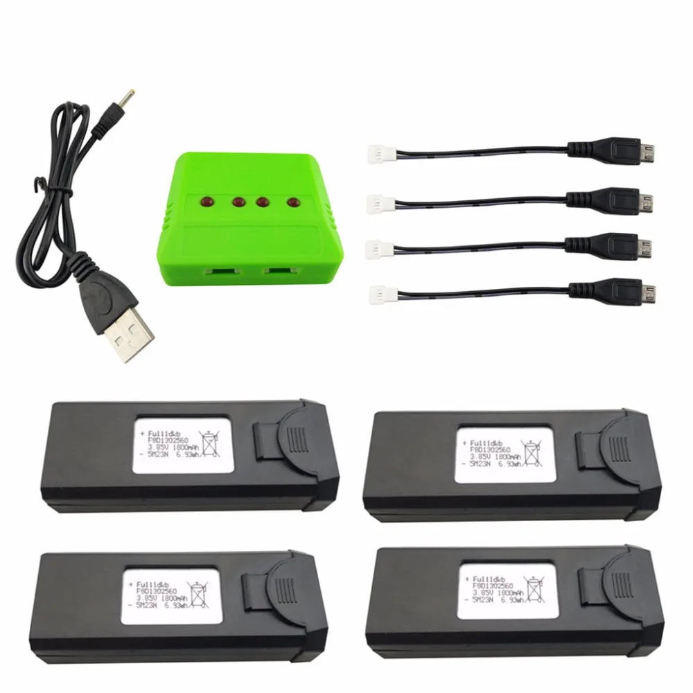 4PCS 3.85V 1800mAh Lithium Battery With 4-in-1 Charger For XS809S Folding Quadcopter Spare Parts
4PCS 3.85V 1800mAh Lithium Battery With 4-in-1 Charger For XS809S Folding Quadcopter Spare Parts