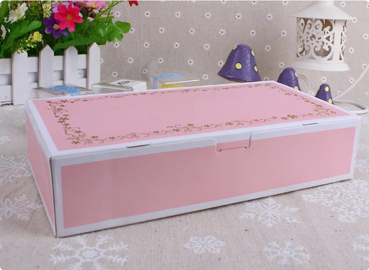 24*12*4.7cm cake Food paper packing pink lace bakery box DIY box. .food candy biscuit mooncake boxes
24*12*4.7cm cake Food paper packing pink lace bakery box DIY box. .food candy biscuit mooncake boxes