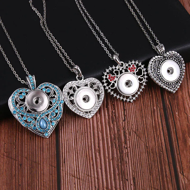 New snaps jewelry Creative heart with crystal rhinestone snap necklace 18mm Pendant necklace women girl fun Christmas gift
New snaps jewelry Creative heart with crystal rhinestone snap necklace 18mm Pendant necklace women girl fun Christmas gift