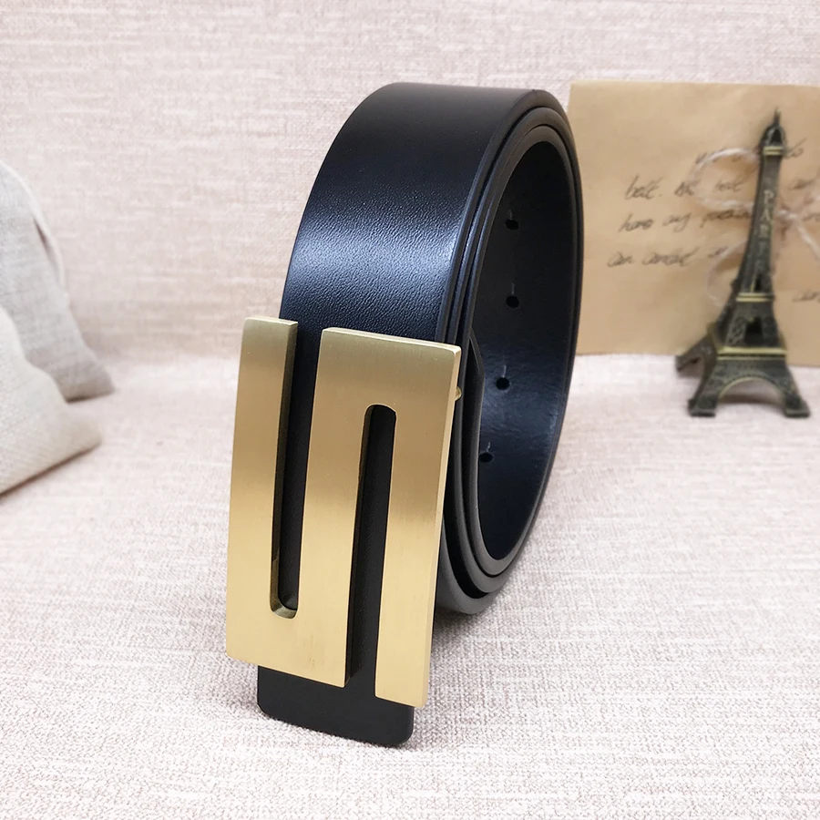 2022 Ciartuar design belt for men belt high quality genuine leather cowskin trousers S buckle gold brass buckle free shipping
2022 Ciartuar design belt for men belt high quality genuine leather cowskin trousers S buckle gold brass buckle free shipping