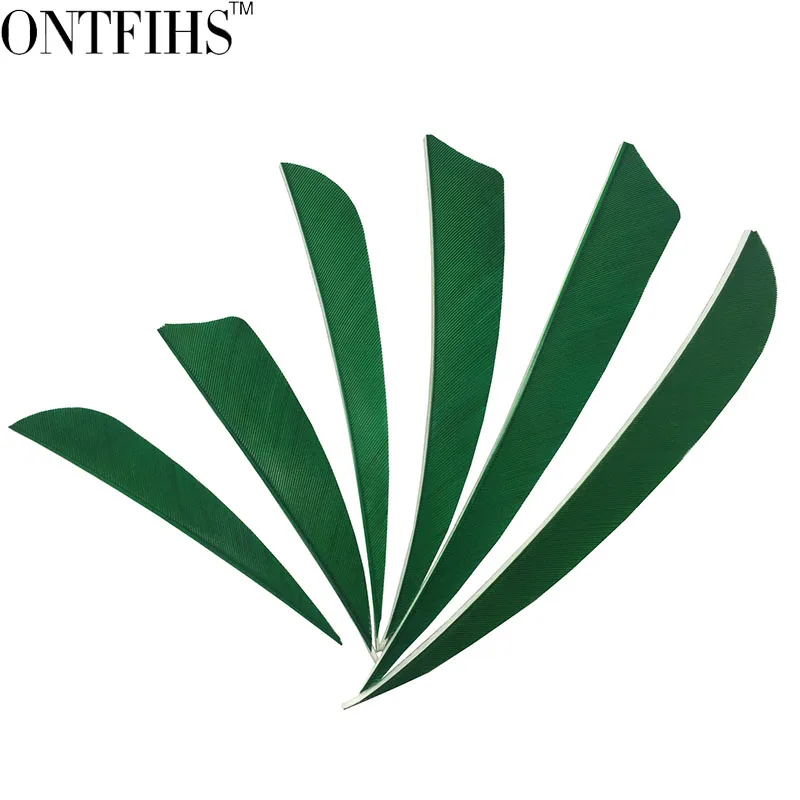 ONTFIHS 50pcs 3" 4" 5" Green Hunting Arrow Feathers Real Turkey Feather Archery Arrow Accessories Fletch Feathers FT60
ONTFIHS 50pcs 3" 4" 5" Green Hunting Arrow Feathers Real Turkey Feather Archery Arrow Accessories Fletch Feathers FT60