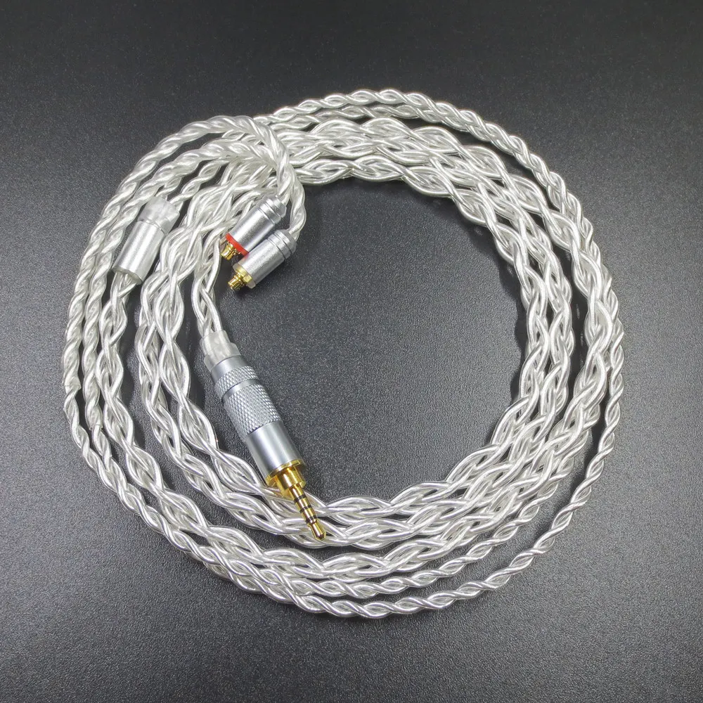 ZSFS 7N Pure Silver Cable 2.5/3.5/4.4mm Balanced Cable With MMCX Connector For shure se215 se535 se846 ue900 W80 UM50 Earphone
ZSFS 7N Pure Silver Cable 2.5/3.5/4.4mm Balanced Cable With MMCX Connector For shure se215 se535 se846 ue900 W80 UM50 Earphone
