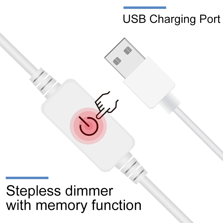 5 в USB питание макияж зеркало тщеславие Светодиодный лампочки Лампа Комплект