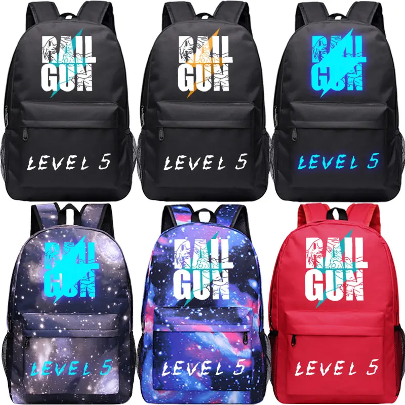 High Q Japanese style Anime Toaru Kagaku no Railgun Backpack large capacity luminous unisex Students BACKPACK
High Q Japanese style Anime Toaru Kagaku no Railgun Backpack large capacity luminous unisex Students BACKPACK