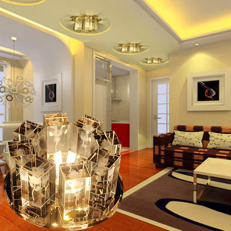 LAIMAIK 3W 5W Crystal LED Downlight AC86~265V Aisle LED Lights Pink Color Embeded Install Modern LED Downlights For Living Room
LAIMAIK 3W 5W Crystal LED Downlight AC86~265V Aisle LED Lights Pink Color Embeded Install Modern LED Downlights For Living Room
