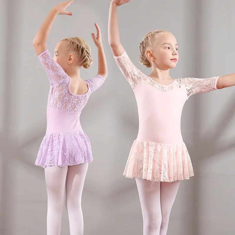 Dance Dress Children's Summer Cotton Short Sleeve Ballet Skirt Girl Children's Training Gongfu Test Latin Dance Costume D0782
Dance Dress Children's Summer Cotton Short Sleeve Ballet Skirt Girl Children's Training Gongfu Test Latin Dance Costume D0782