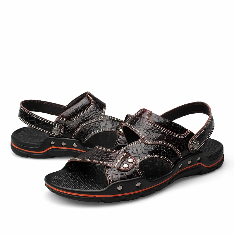 Men's Sandals Men's Beach Sandals Brand Men's Casual Shoes Men's Slippers Slippers Real Split Leather Summer Shoes
Men's Sandals Men's Beach Sandals Brand Men's Casual Shoes Men's Slippers Slippers Real Split Leather Summer Shoes