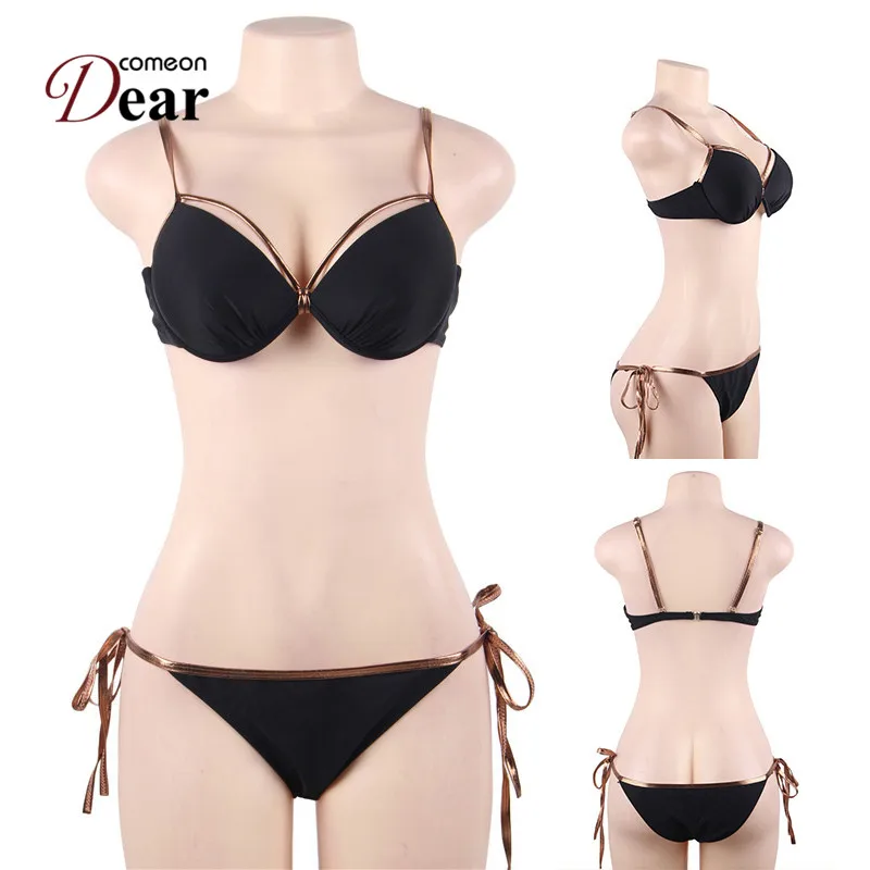 Comeondear High Waist Bikini Push Up Padded Plus Size Swimwear Women Two Piece Swimsuit Leather Strap Bikinis 2019 Mujer DYB3357
Comeondear High Waist Bikini Push Up Padded Plus Size Swimwear Women Two Piece Swimsuit Leather Strap Bikinis 2019 Mujer DYB3357