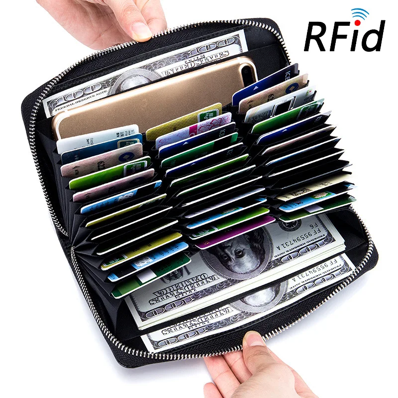 Men/Women Wallets Leather RFID Blocking Anti Theft Wallet Big Long Casual Style Passport/Card Holder Travel Wallet Purse
Men/Women Wallets Leather RFID Blocking Anti Theft Wallet Big Long Casual Style Passport/Card Holder Travel Wallet Purse