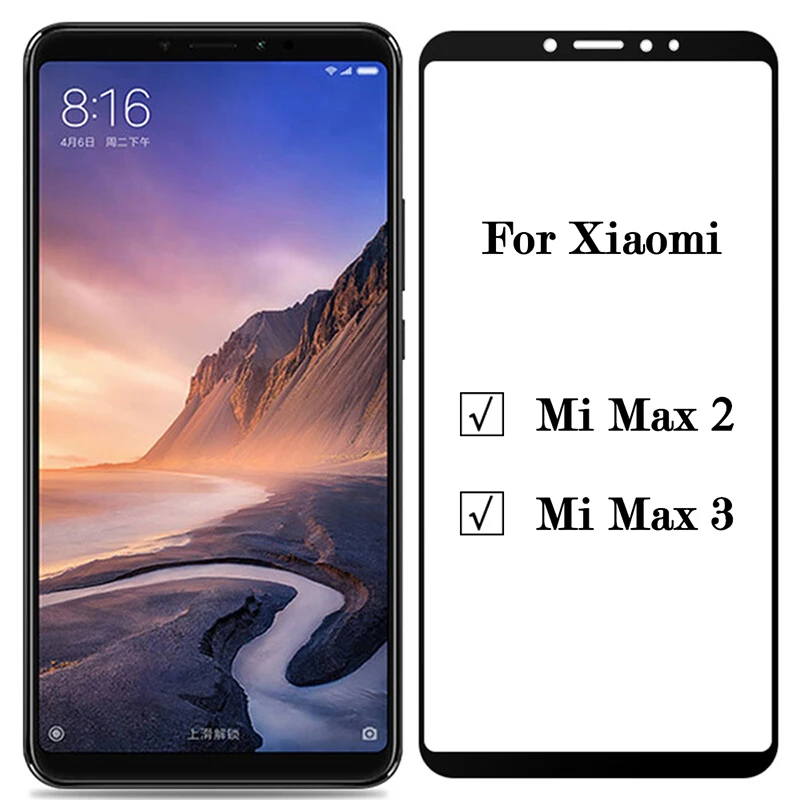 Стекло Mi Max 3 для Xiaomi 2 чехол из закаленного стекла Xiomi Xaomi Xiami mi Max3 Max2 Защитная