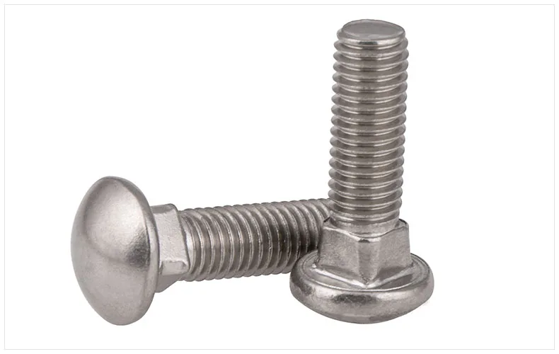 GB12 304 stainless steel semi-round head screws M6 M8 carriage screws Bridge screws Shelf screws anti-theft bolts
GB12 304 stainless steel semi-round head screws M6 M8 carriage screws Bridge screws Shelf screws anti-theft bolts