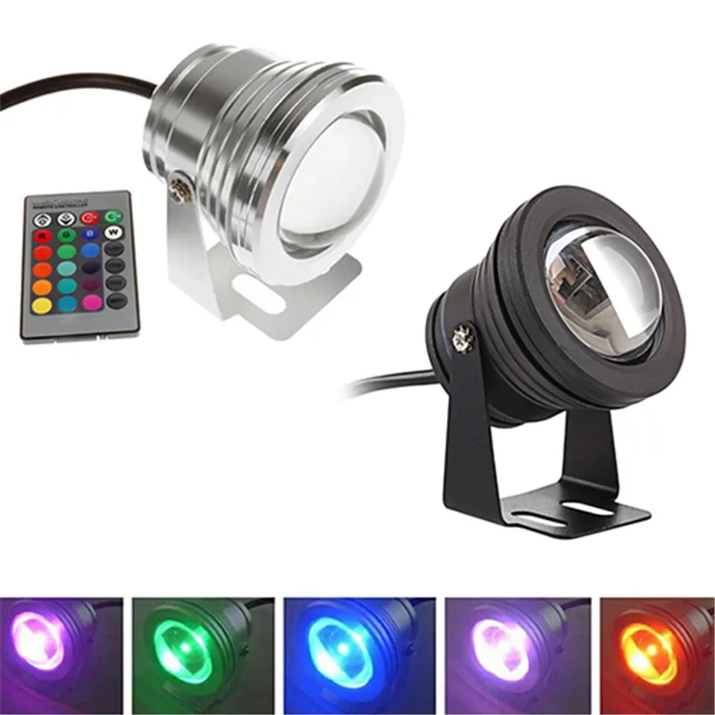 Светодиодная подводная лампа водонепроницаемый RGB светильник для бассейна пруда