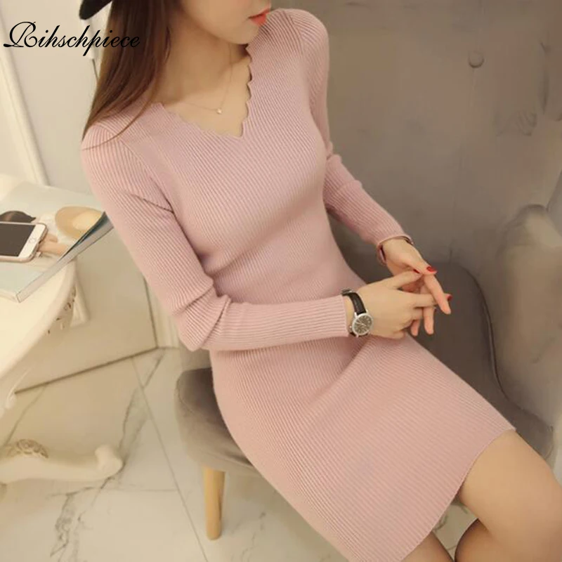 Rihschpiece 2018 Autumn Winter Knitted Women Dress Sweater Dresses Warm Vintage Black Plus Size Dress RZF1412
Rihschpiece 2018 Autumn Winter Knitted Women Dress Sweater Dresses Warm Vintage Black Plus Size Dress RZF1412