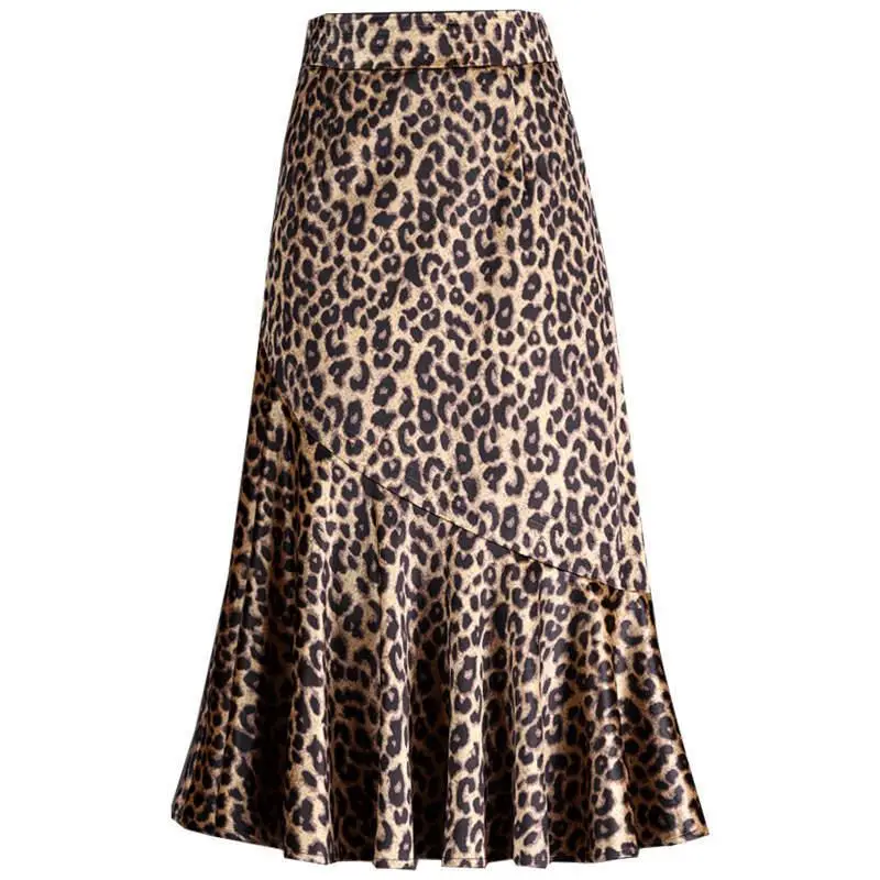 2019 Summer Women Leopard Print Trumpet Hip Skirts Female High Waist Plus Size 5XL Mermaid Skirt Lady Ruffles Sexy OL Skirt Z454
2019 Summer Women Leopard Print Trumpet Hip Skirts Female High Waist Plus Size 5XL Mermaid Skirt Lady Ruffles Sexy OL Skirt Z454