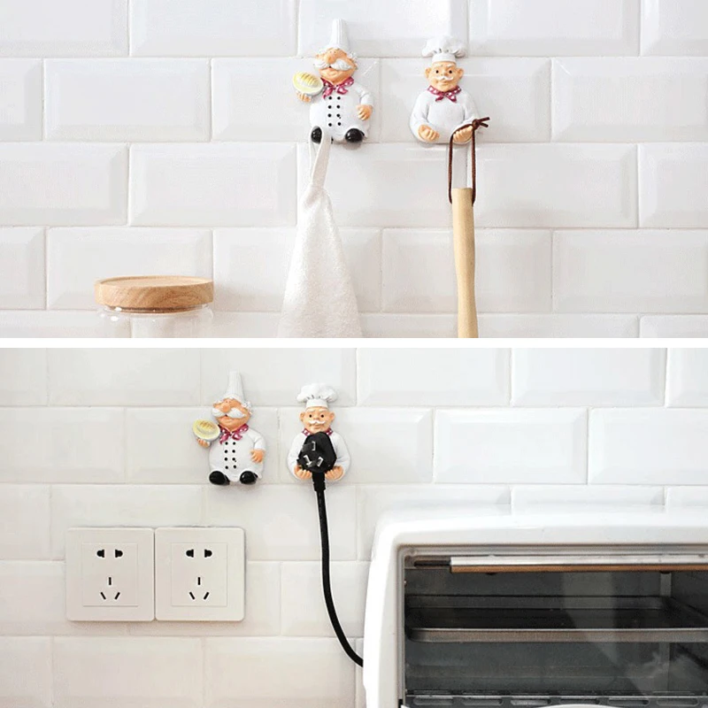 Cartoon Socket Plug Storage Rack Hook Creative Kitchen Hook Viscose Support Home Decoration Chef Resin Adhesive No punching
Cartoon Socket Plug Storage Rack Hook Creative Kitchen Hook Viscose Support Home Decoration Chef Resin Adhesive No punching