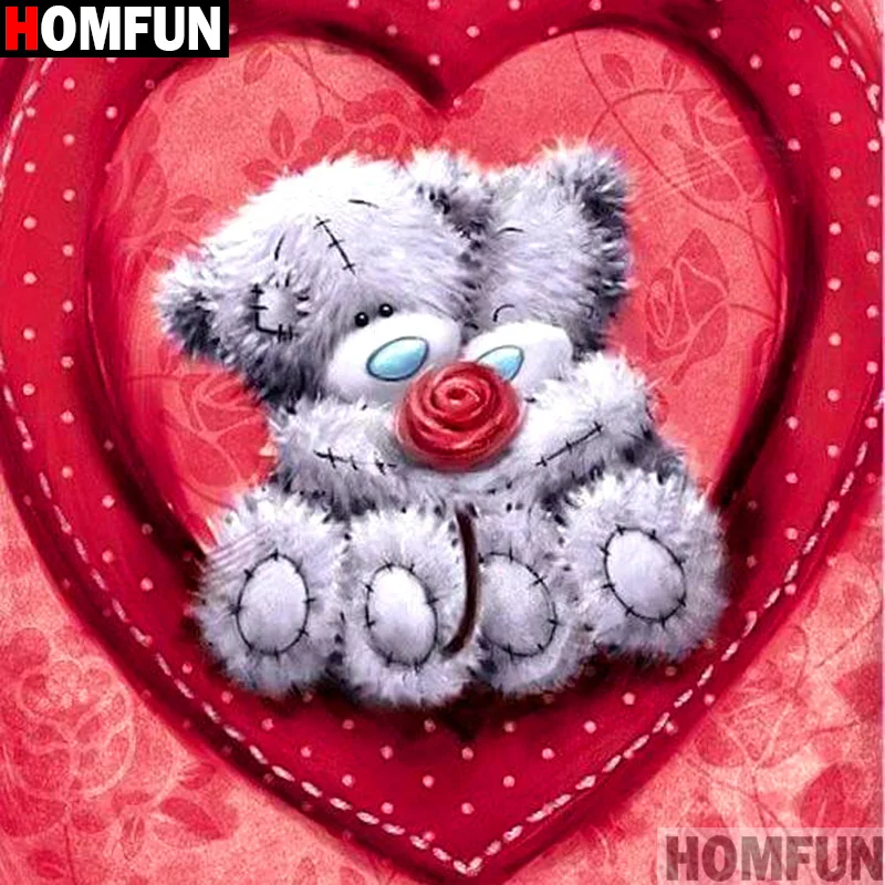 HOMFUN Full Square/Round Drill 5D DIY Diamond Painting "Bear heart" 3D Embroidery Cross Stitch 5D Home Decor A13469
HOMFUN Full Square/Round Drill 5D DIY Diamond Painting "Bear heart" 3D Embroidery Cross Stitch 5D Home Decor A13469