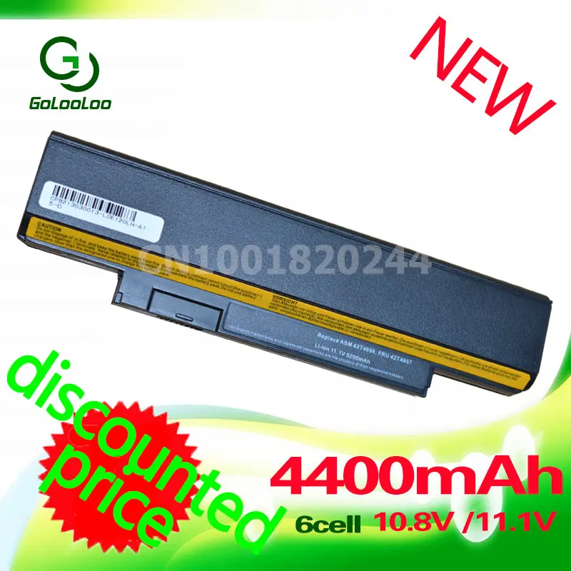 Golooloo 4400MaH Laptop Battery for Lenovo Thinkpad E120 30434NC 30434SC 30434TC Edge E120 0A36290 42T4943 42T4945 42T4949
Golooloo 4400MaH Laptop Battery for Lenovo Thinkpad E120 30434NC 30434SC 30434TC Edge E120 0A36290 42T4943 42T4945 42T4949
