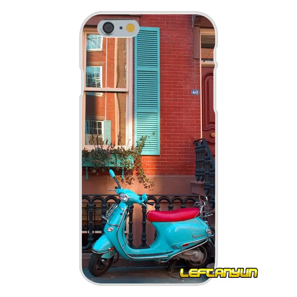 Синий Vespa для Samsung Galaxy S3 S4 S5 MINI S6 S7 edge S8 S9 Plus Note 2 3 4 5 8 аксессуары чехлы телефонов |