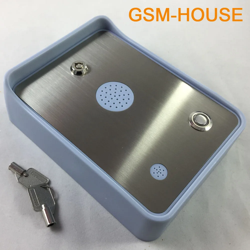 GSM intercom for emergency help gate opener access controller and service help calling DC12V Version
GSM intercom for emergency help gate opener access controller and service help calling DC12V Version