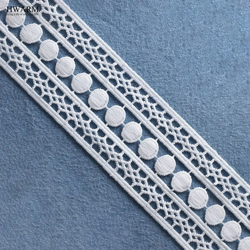 5yard 6cm lace fabric ribbon garment accessories weddding decoration for home New bilateral white elastic water-soluble laces
5yard 6cm lace fabric ribbon garment accessories weddding decoration for home New bilateral white elastic water-soluble laces