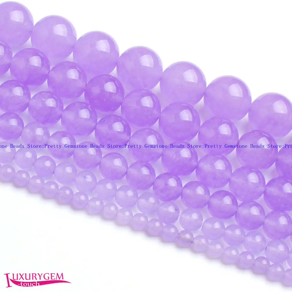 4,6,8,10,12,14mm Smooth Natural Purple Jades Round Shape Loose Beads Strand 15" Jewelry Making wj387
4,6,8,10,12,14mm Smooth Natural Purple Jades Round Shape Loose Beads Strand 15" Jewelry Making wj387