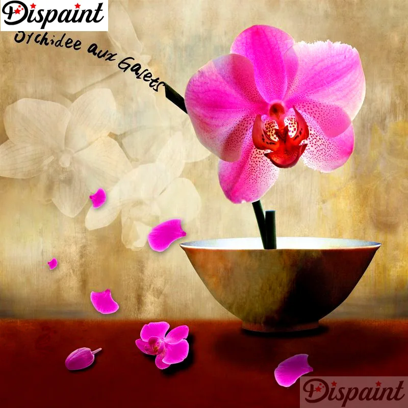 Dispaint Full Square/Round Drill 5D DIY Diamond Painting "Flower Orchid bowl" 3D Embroidery Cross Stitch 5D Home Decor A11102
Dispaint Full Square/Round Drill 5D DIY Diamond Painting "Flower Orchid bowl" 3D Embroidery Cross Stitch 5D Home Decor A11102