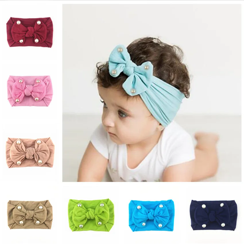New Kids Newborn Nylon Wide Headband With Pearl Elastic Cotton Blend Headbands Baby Girls Headwear Hair Accessories
New Kids Newborn Nylon Wide Headband With Pearl Elastic Cotton Blend Headbands Baby Girls Headwear Hair Accessories
