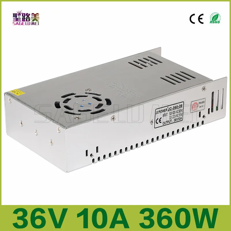 Универсальный Регулируемый источник питания DC36V 10A 350W для систем видеонаблюдения