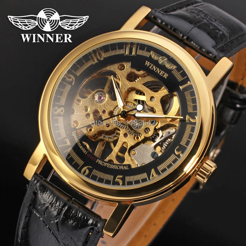 Winner watch mechanical watch for men black leather band free shipping WRG8001M3G1
Winner watch mechanical watch for men black leather band free shipping WRG8001M3G1