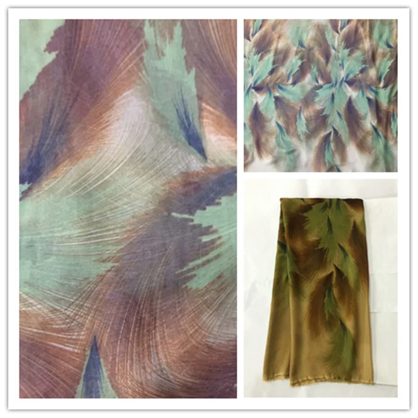 140cm Printed Nature Silk Chiffon Fabric For Crafts Material Sewing Women Dress Scarf Clothes Textile100% silk 6M/M DS11
140cm Printed Nature Silk Chiffon Fabric For Crafts Material Sewing Women Dress Scarf Clothes Textile100% silk 6M/M DS11