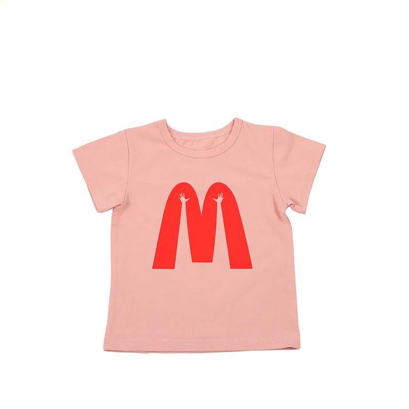 2019 Summer Cotton Kid Clothes Baby Boys Letter T Shirt Short Sleeve Toddler Girls Tops Simple Base Shirt Children Clothing New
2019 Summer Cotton Kid Clothes Baby Boys Letter T Shirt Short Sleeve Toddler Girls Tops Simple Base Shirt Children Clothing New