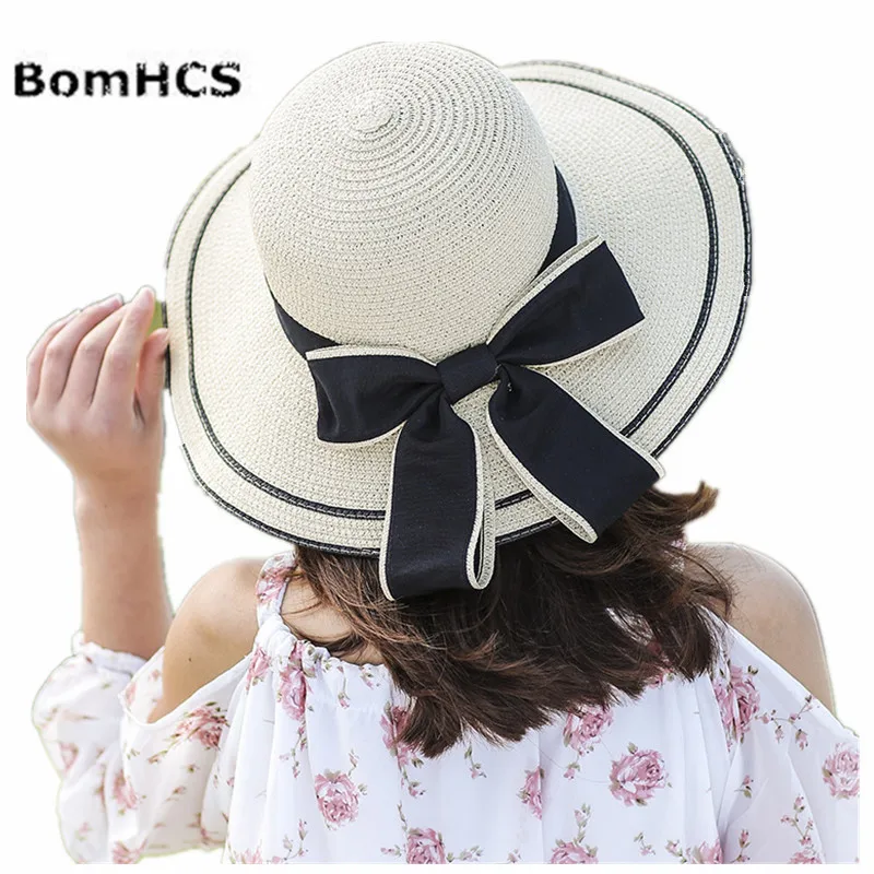 BomHCS Summer Women Folding Portable Bow Straw Hat Beach Wide Brim Sun Cap 17F-39MZ16
BomHCS Summer Women Folding Portable Bow Straw Hat Beach Wide Brim Sun Cap 17F-39MZ16