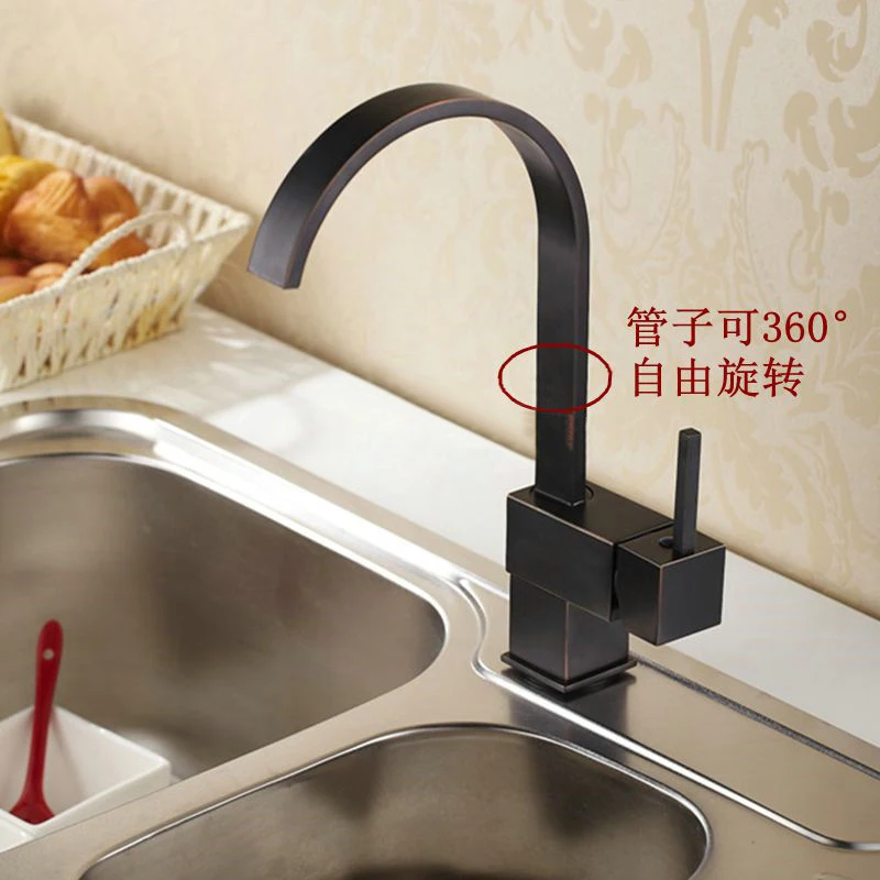 Free shipping black kitchen faucet cold hot water kitchen Sinks 360 degree rotating antique brass taps G-8052R
Free shipping black kitchen faucet cold hot water kitchen Sinks 360 degree rotating antique brass taps G-8052R
