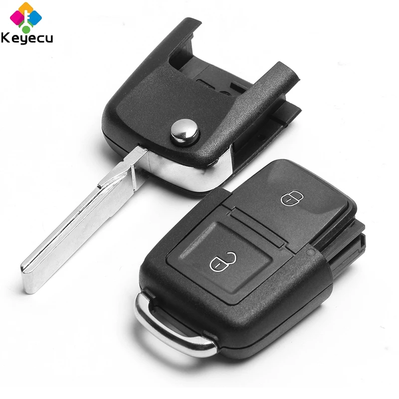 KEYECU Folding Remote Control Car Key With 2 Buttons & 433MHz & ID48 Chip - FOB for Volkswagen Golf Passat FCC ID: 1J0 959 753 N
KEYECU Folding Remote Control Car Key With 2 Buttons & 433MHz & ID48 Chip - FOB for Volkswagen Golf Passat FCC ID: 1J0 959 753 N