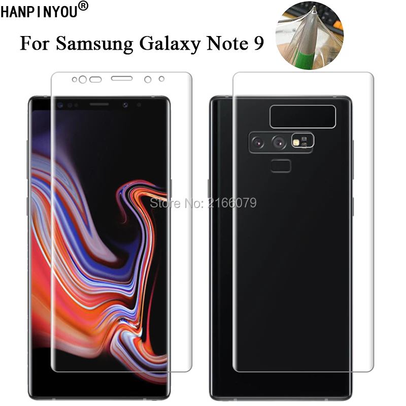 For Samsung Galaxy Note 9 Note9 6.4" Soft TPU Front Back Full Cover Screen Protector Transparent Protective Film + Clean Tools
For Samsung Galaxy Note 9 Note9 6.4" Soft TPU Front Back Full Cover Screen Protector Transparent Protective Film + Clean Tools