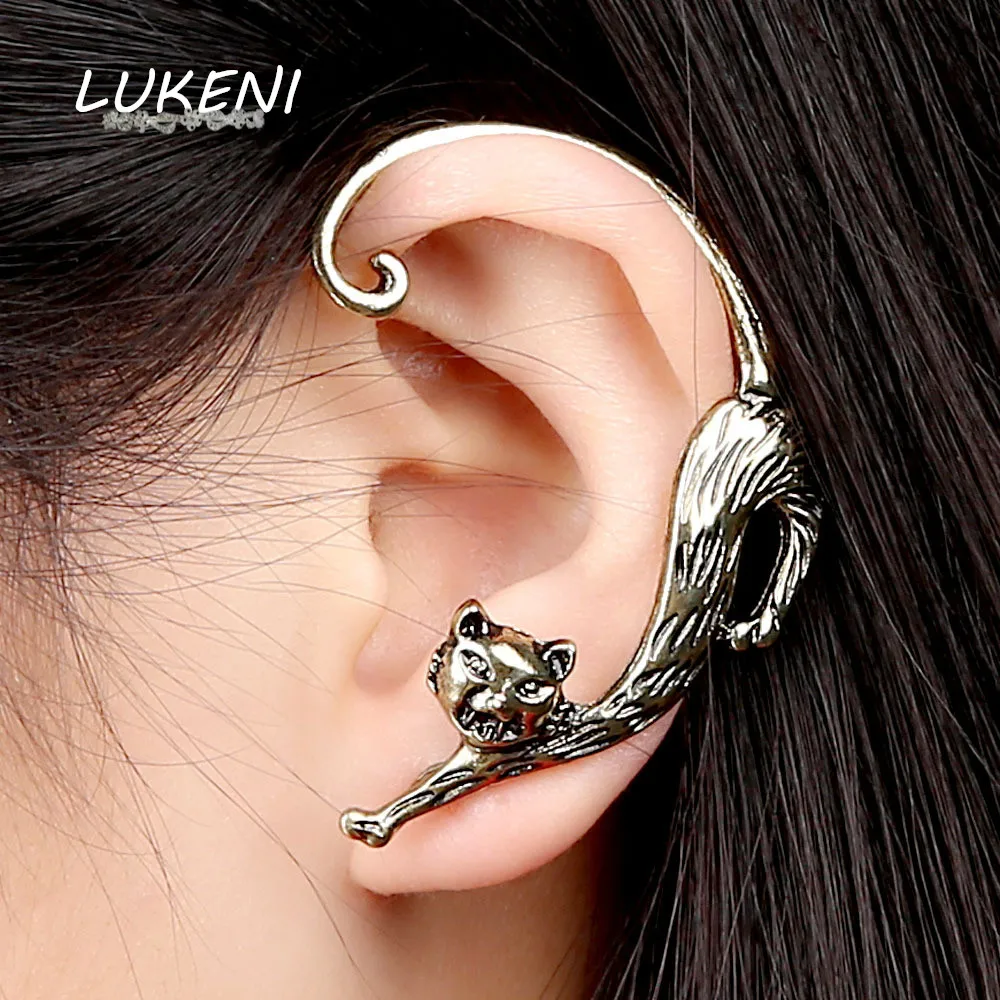 LUKENI 10Pcs/Lot Free Shipping Fashion Jewelry Earrings 2017 Punk Cat Long Ear Cuff Earrings For Women And Men Gift EJ003
LUKENI 10Pcs/Lot Free Shipping Fashion Jewelry Earrings 2017 Punk Cat Long Ear Cuff Earrings For Women And Men Gift EJ003