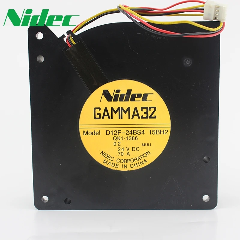 Nidec D12F-24BS4 12 см 12032 24V 0.70A турбовоздуходувки Вентилятор охлаждения 120*120*32 мм
Nidec D12F-24BS4 12 см 12032 24V 0.70A турбовоздуходувки Вентилятор охлаждения 120*120*32 мм