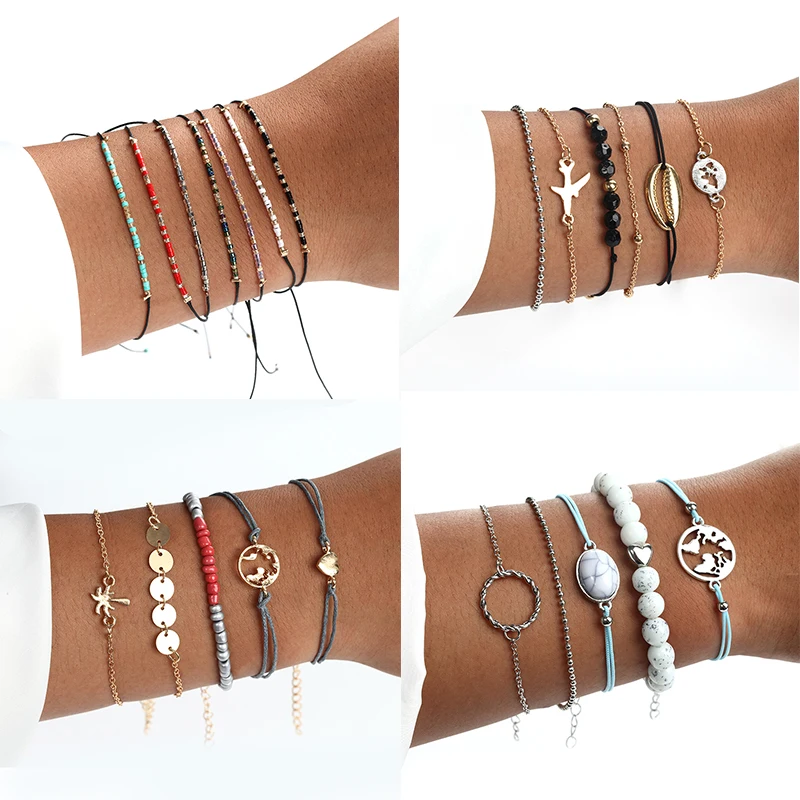 Fashion Jewelry Woman's Bracelet Stone Beads Couple Bracelet Charm Base Bracelet Accessories For Ladies Friend Birthday Gift
Fashion Jewelry Woman's Bracelet Stone Beads Couple Bracelet Charm Base Bracelet Accessories For Ladies Friend Birthday Gift