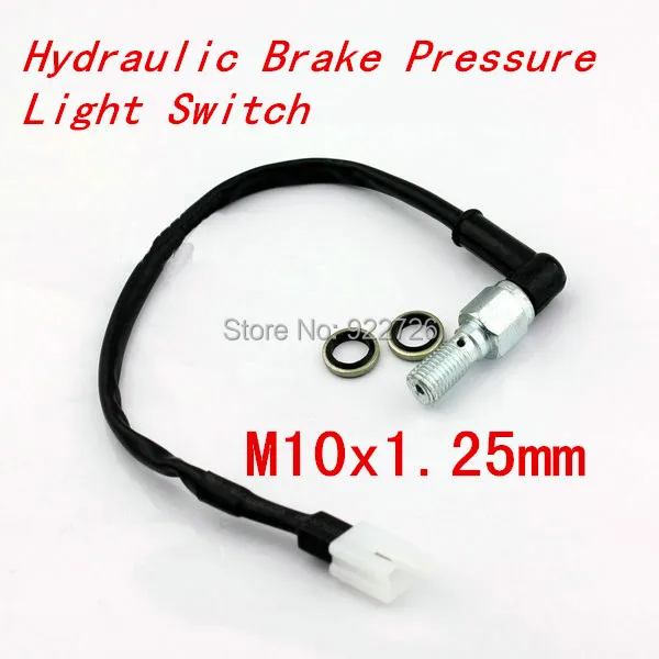 Motorcycle refit Hydraulic Brake Pressure Switch M10x1.25mm for Yamaha WRF 450 Honda CRF XR Kawasaki KX 85 KXF Suzuki DRZ
Motorcycle refit Hydraulic Brake Pressure Switch M10x1.25mm for Yamaha WRF 450 Honda CRF XR Kawasaki KX 85 KXF Suzuki DRZ